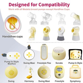 Foto 7 | Foto 7 | Extractor De Leche Medela Con Bridas Ovalado Compatible Con Nenesupply 15 Mm - Venta Internacional.