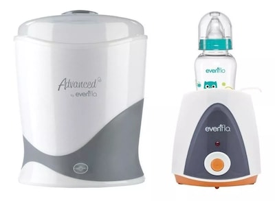 Foto 1 | Foto 1 | Esterilizador Y Calentador Biberones Eléctrico Evenflo 5787 Blanco 2 Piezas