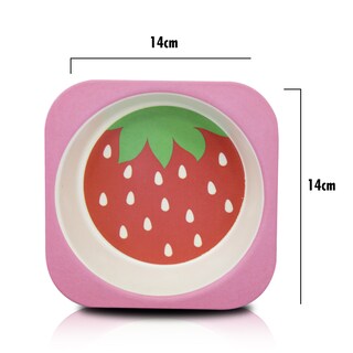 Foto 4 | Foto 4 | Plato Hondo Con Cubiertos Para Niños Vaca