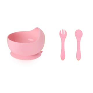 Foto 1 | Foto 1 | Plato Y Cubiertos Para Bebé Hecho De Plástico Libre De Bpa