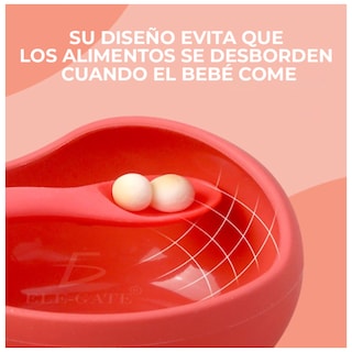Foto 3 | Foto 3 | Plato Y Cubiertos Para Bebé Hecho De Plástico Libre De Bpa