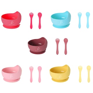 Foto 7 | Foto 7 | Plato Y Cubiertos Para Bebé Hecho De Plástico Libre De Bpa