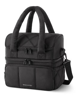 Foto 1 | Foto 1 | Lonchera Bagsmart Con Aislamiento De Dos Pisos, Negra - Venta Internacional.