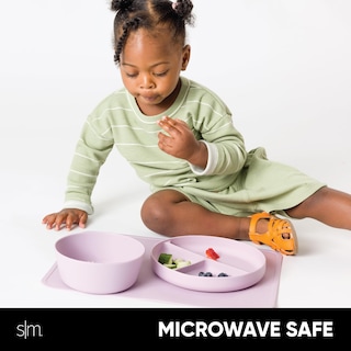 Foto 5 | Foto 5 | Plato Simple Y Moderno De Silicona Para Bebés Y Niños Pequeños Parker - Venta Internacional.