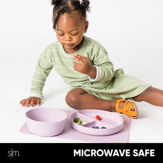 Foto 5 | Foto 5 | Plato De Silicona Para Bebés Y Niños Pequeños Dividido, Apto Para Microondas - Venta Internacional.
