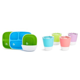 Foto 1 | Foto 1 | Juego De Platos Y Cuencos Y Tazas De Entrenamiento Munchkin Splash, 4 Piezas - Venta Internacional.