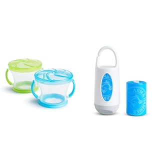 Foto 1 | Foto 1 | Paquete De 2 Vasos Snack Catcher Para Niños Pequeños Y Dispensador De Bolsas De Pañales Munchkin - Venta Internacional.