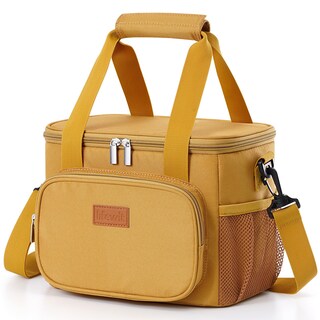 Foto 1 | Foto 1 | Lonchera Lifewit, Tamaño Mediano, Aislante, 8,5 L, Color Marrón, 12 Latas - Venta Internacional.