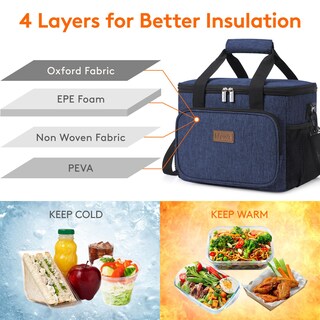 Foto 2 | Foto 2 | Lonchera Lifewit, Grande, Aislante, 15 L, Oscura - Venta Internacional.