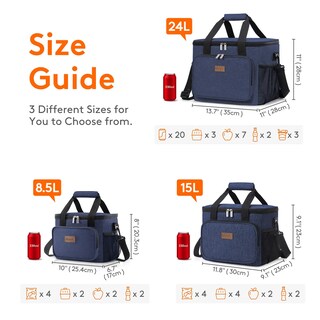 Foto 3 | Foto 3 | Lonchera Lifewit, Grande, Aislante, 15 L, Oscura - Venta Internacional.