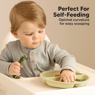 Foto 7 | Foto 7 | Platos con Succión Keababies de Silicona para Bebés 3 Piezas - Venta Internacional