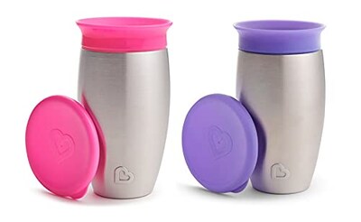 Foto 2 | Foto 2 | Venta Internacional - Vaso Para Sorber 360 De Acero Inoxidable (rosa/morado)