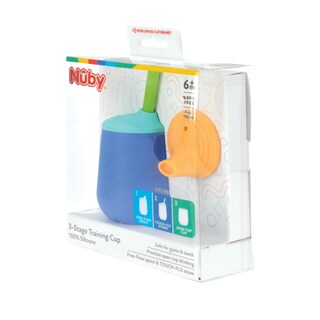 Foto 5 | Foto 5 | Venta Internacional - Set De Copas De Entrenamiento Nuby First, Vaso De Silicona De 118 Ml Con Caño