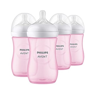 Foto 1 | Foto 1 | Biberón Con Tetina De Respuesta Natural, Rosa, 9 Oz, Paquete De 4 - Venta Internacional.