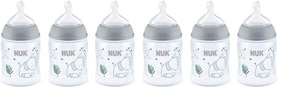 Foto 1 | Foto 1 | Biberón Nuk Smooth Flow Anticólico De 150 Ml Con Diseño De Elefante (paquete De 6) - Venta Internacional.