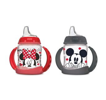 Foto 6 | Foto 6 | Vaso Para Sorber Nuk Learner Disney, 150 Ml, Paquete De 2 Unidades, 6 M+ - Venta Internacional.