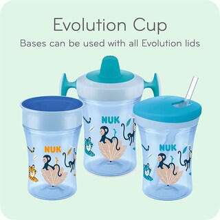 Foto 5 | Foto 5 | Straw Cup Nuk Evolution 240 Ml, Color Morado, Paquete De 2 Unidades - Venta Internacional.