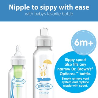 Foto 5 | Foto 5 | Botella Para Sorber Dr. Brown's Milestones Narrow, 250 Ml, Silicona, Más De 6 M - Venta Internacional.