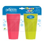 Vaso de Entrenamiento Dr. Brown's Milestones Cheers 360 300 ml Paquete De 2 - Venta Internacional