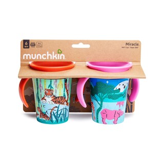 Foto 2 | Foto 2 | Vaso Miracle 360 Cup Munchkin 6oz Wild Rosa Naranja
