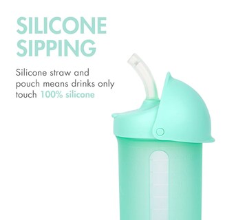 Foto 2 | Foto 2 | Pajita Aislante De Silicona Sippy Cup Boon Swig, 270 Ml, Color Menta - Venta Internacional.