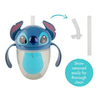 Foto 4 | Foto 4 | Vaso Con Forma De Pajita The First Years Disney Stitch, 200 Ml, 6 M O Más - Venta Internacional.