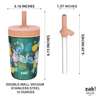 Foto 7 | Foto 7 | Set De Vasos Zak Designs Disney Lilo Y Stitch Kelso Para Niños - Venta Internacional.