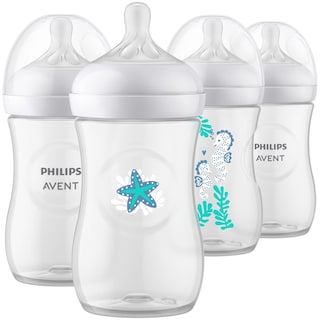 Foto 1 | Foto 1 | Biberón Philips Avent Natural 270 Ml, Paquete De 4, Diseño Marino - Venta Internacional.