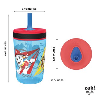 Foto 5 | Foto 5 | Set De Vasos Zak Designs Paw Patrol Chase & Marshall, 450 Ml - Venta Internacional.