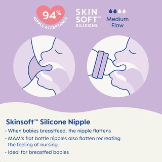 Foto 5 | Foto 5 | Biberón Mam Easy Start Anticólico 270 Ml (paquete De 3), Color Azul - Venta Internacional.