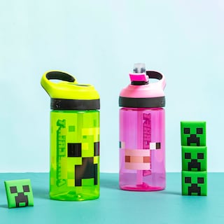 Foto 2 | Foto 2 | Botella De Agua Zak Designs Minecraft Kids, 480 Ml, Juego De 2 Piezas - Venta Internacional.