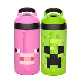 Foto 4 | Foto 4 | Botella De Agua Zak Designs Minecraft Kids, 480 Ml, Juego De 2 Piezas - Venta Internacional.