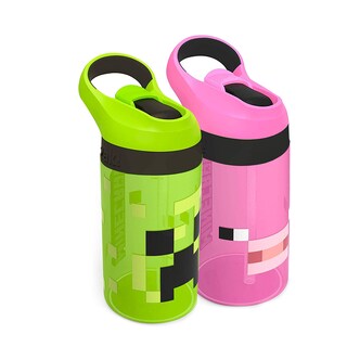 Foto 6 | Foto 6 | Botella De Agua Zak Designs Minecraft Kids, 480 Ml, Juego De 2 Piezas - Venta Internacional.