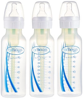 Foto 1 | Foto 1 | Botella Dr. Brown's Options Narrow De 240 Ml, Paquete De 3, Transparente - Venta Internacional.