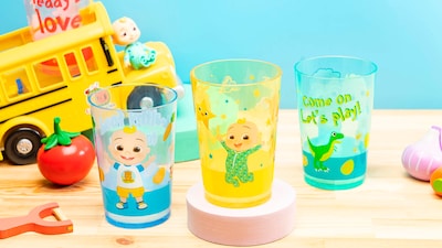 Foto 3 | Foto 3 | Set De Vasos Para Anidar, Zak Designs, Cocomelon Kids, 430 Ml, Paquete De 4 - Venta Internacional.