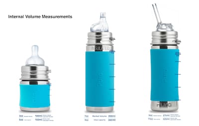 Foto 5 | Foto 5 | Botella De Pajita Pura Kiki De Acero Inoxidable De 325 Ml Con Funda Para Niños - Venta Internacional.