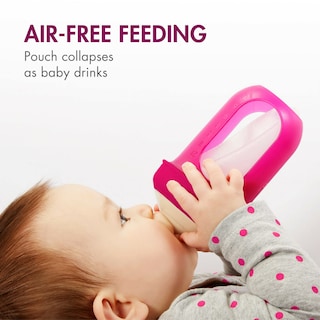 Foto 2 | Foto 2 | Bolsa De Silicona Reutilizable Para Biberones Boon Nursh, 240 Ml, 3-6 M - Venta Internacional.