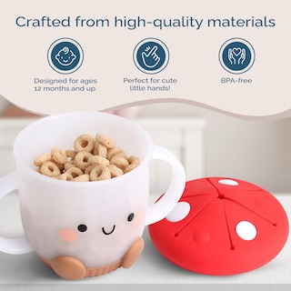 Foto 5 | Foto 5 | Taza Para Aperitivos Itzy Ritzy Para Niños Pequeños, A Prueba De Derrames, 360 Ml, Con Tapa De Silicona - Venta Internacional.