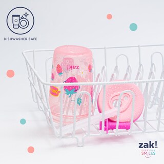 Foto 6 | Foto 6 | Vaso Zak Designs Sesame Street Kelso Para Niños Pequeños 450 Ml Paquete De 2 - Venta Internacional.