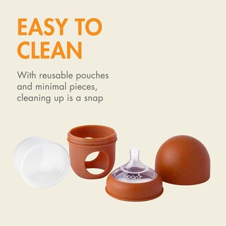 Foto 6 | Foto 6 | Botella Boon Nursh Bolsa Reutilizable De Silicona 120 Ml Paquete De 3 - Venta Internacional.