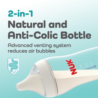 Foto 6 | Foto 6 | Botella Nuk Perfect Match 2 En 1 Anticólico Natural 240 Ml Paquete De 4 - Venta Internacional.