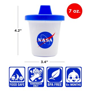 Foto 2 | Foto 2 | Vaso Para Bebés Gamago Nasa Adorablemente Bonito Para Bebés De Más De 6 Meses 200 Ml - Venta Internacional.