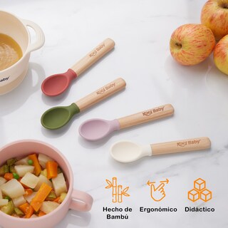 Foto 2 | Foto 2 | Juego de Cucharas Kool Baby C8 3 Piezas para Bebé