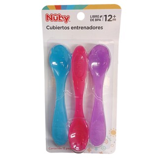 Foto 1 | Foto 1 | Cubiertos Para Niños Nuby 12pz Rojo