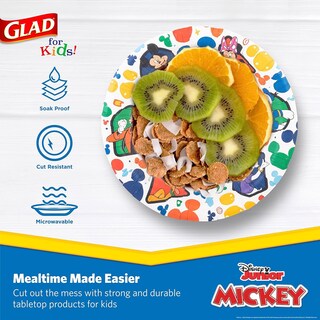 Foto 3 | Foto 3 | Cuencos De Papel Glad Para Niños Disney Mickey And Friends, 350 Ml, 40 Unidades - Venta Internacional.