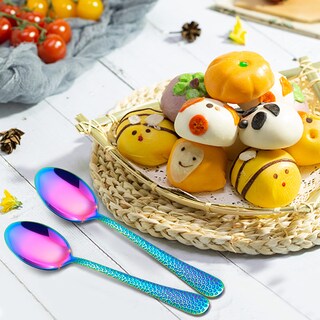 Foto 5 | Foto 5 | Juego De Cubiertos Lianyu Rainbow De Acero Inoxidable Para Niños, 9 Piezas - Venta Internacional.