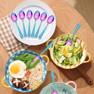 Foto 7 | Foto 7 | Juego De Cubiertos Lianyu Rainbow De Acero Inoxidable Para Niños, 9 Piezas - Venta Internacional.