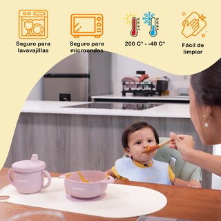 Foto 4 | Foto 4 | Juego De Manteles Para Bebé De Silicón Kool Baby Mod. C6