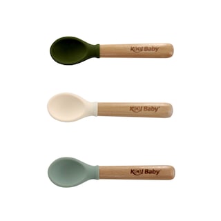 Foto 1 | Foto 1 | Juego de Cucharas de Madera para Bebé Kool Baby SC8-KB-C1 Multicolor