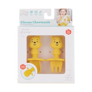 Foto 7 | Foto 7 | Juego De Utensilios De Cocina Bumkins Disney Baby Chewensils Spoon 6 M+ Winnie - Venta Internacional.